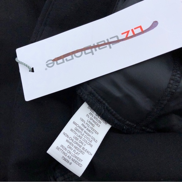 Liz Claiborne Plus Black Trouser Pants 22W - Picture 3 of 4